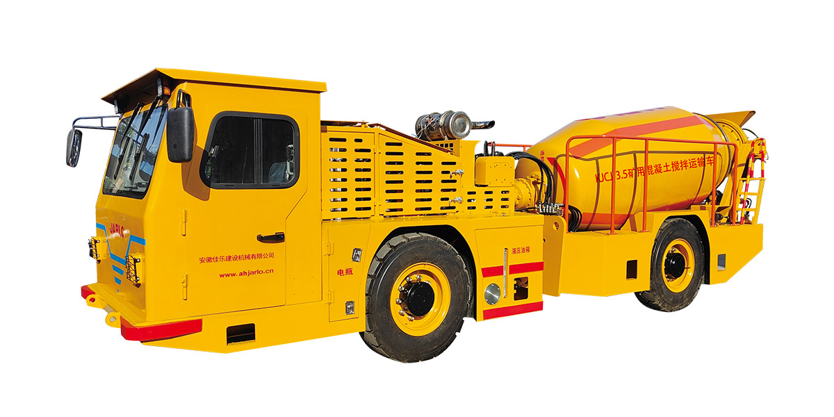 Mining concrete mixer truck