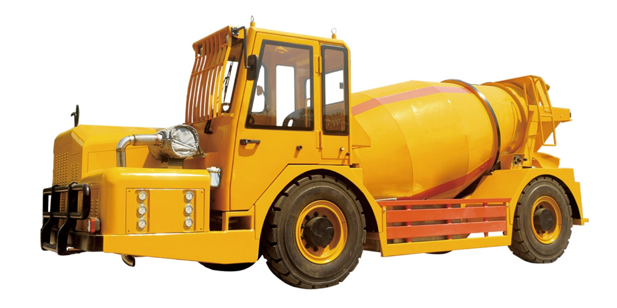 Mining concrete mixer truck