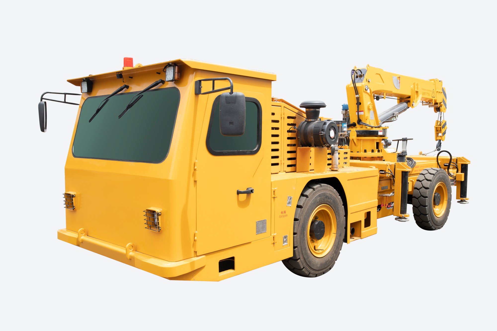 Crane service vehicle