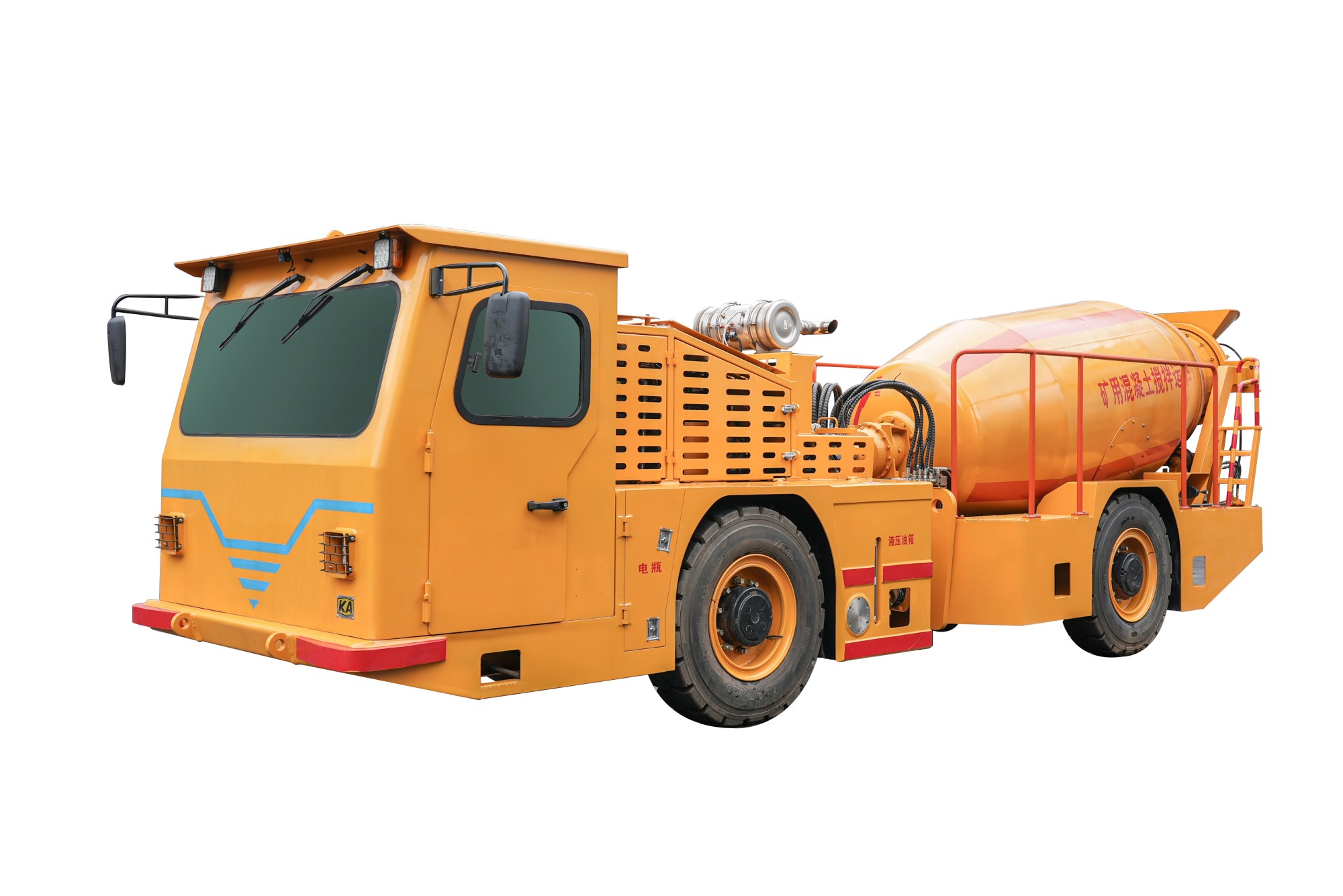 Mining concrete mixer truck