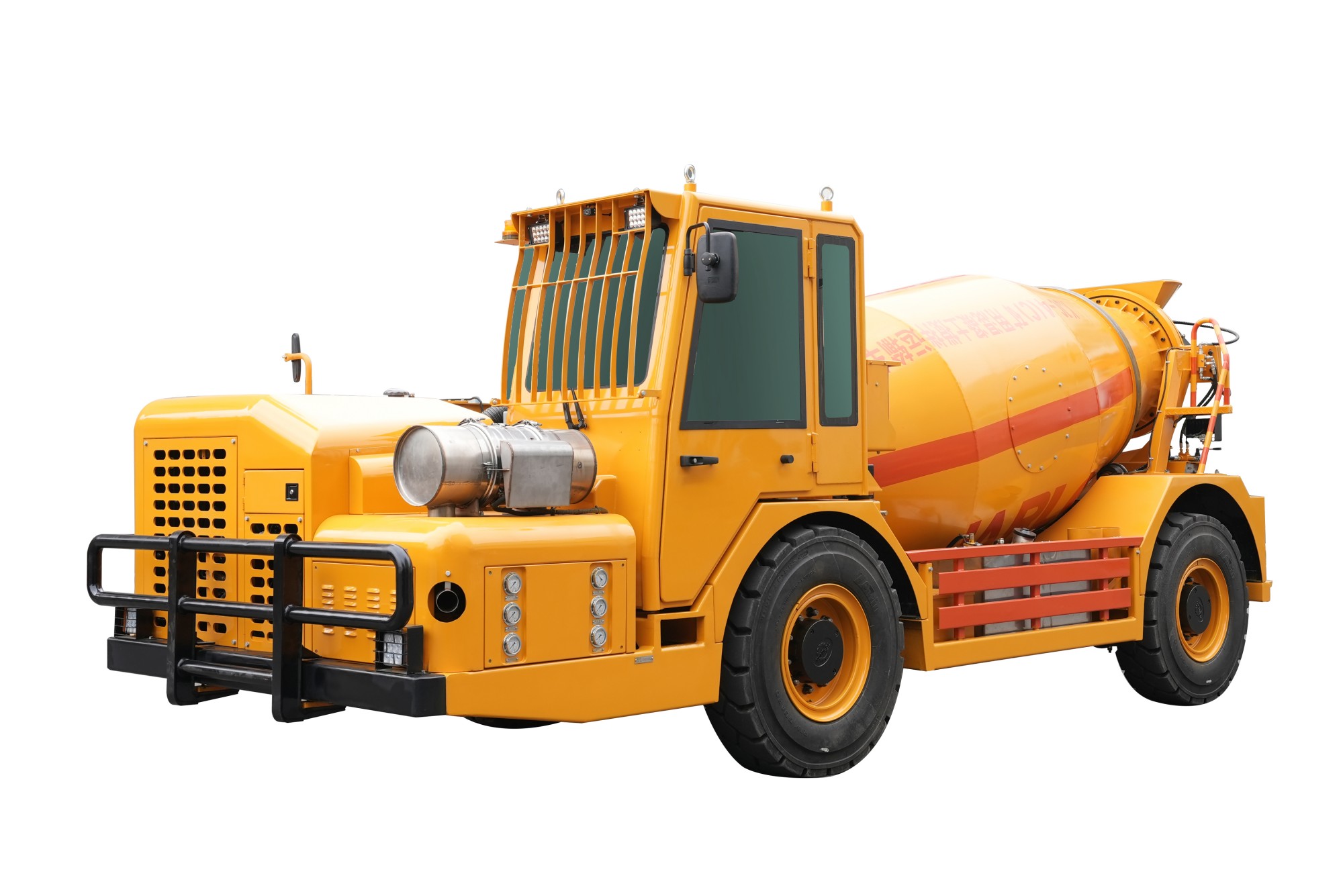 Mining concrete mixer truck