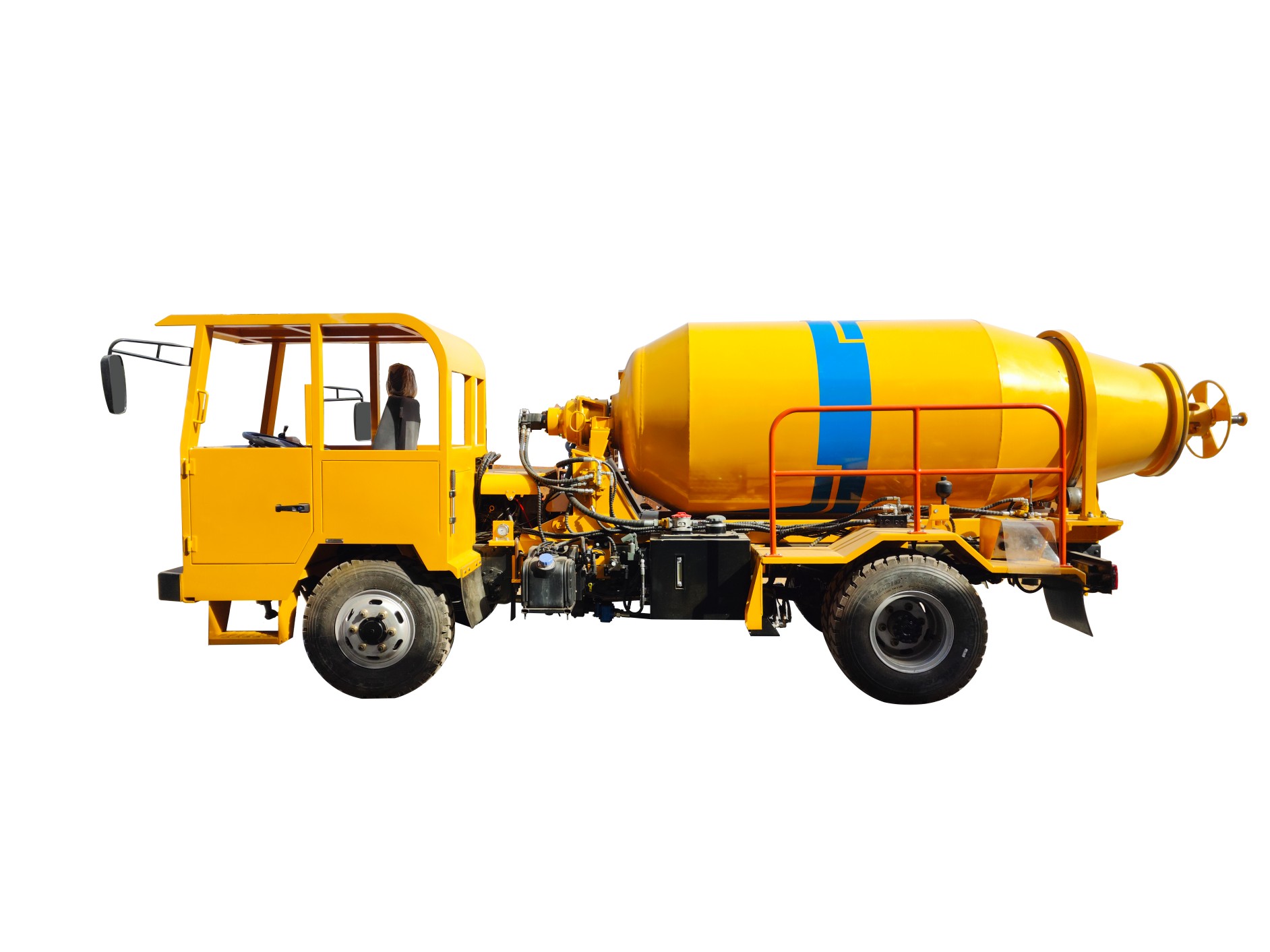 Mining concrete mixer truck