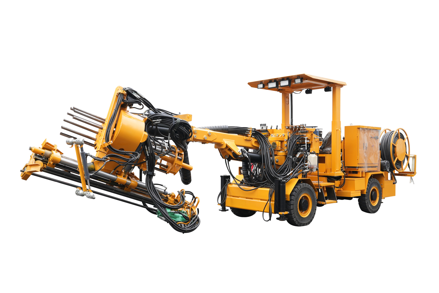 Mining hydraulic bolting rig