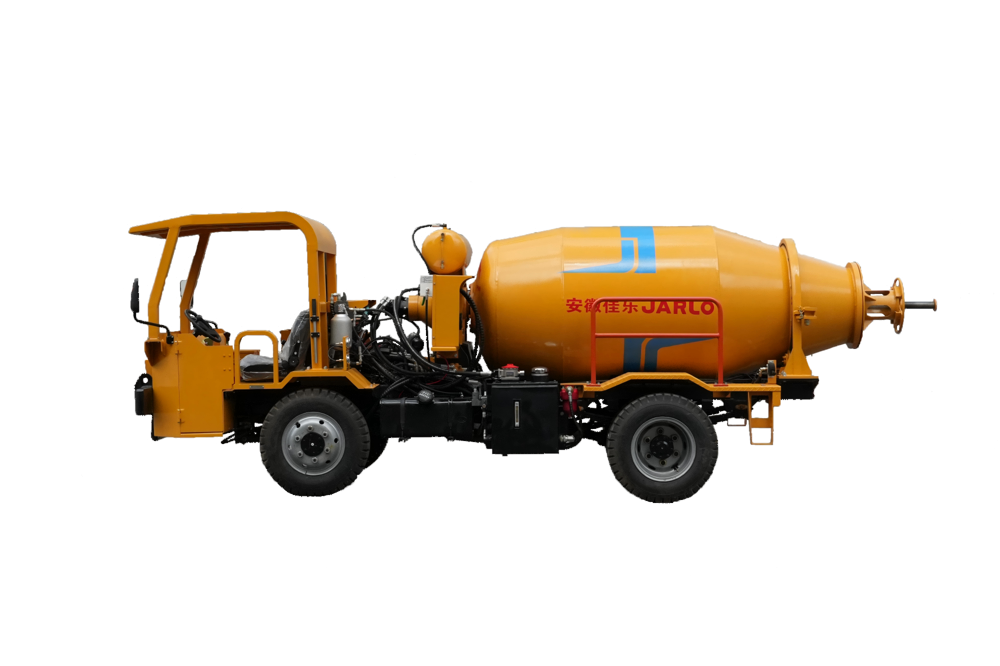 Mining concrete mixing transporter