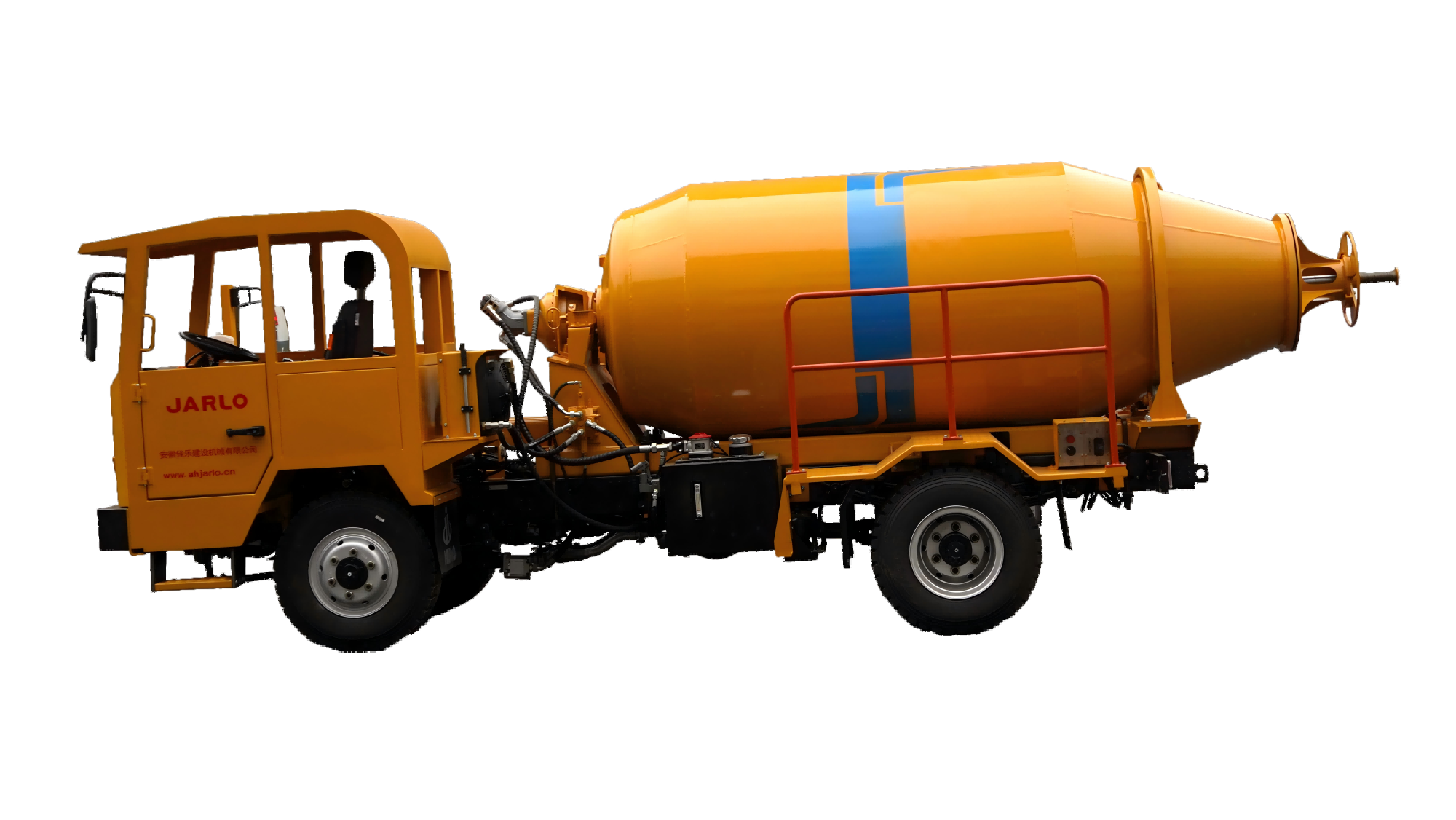 Mining concrete mixing transporter