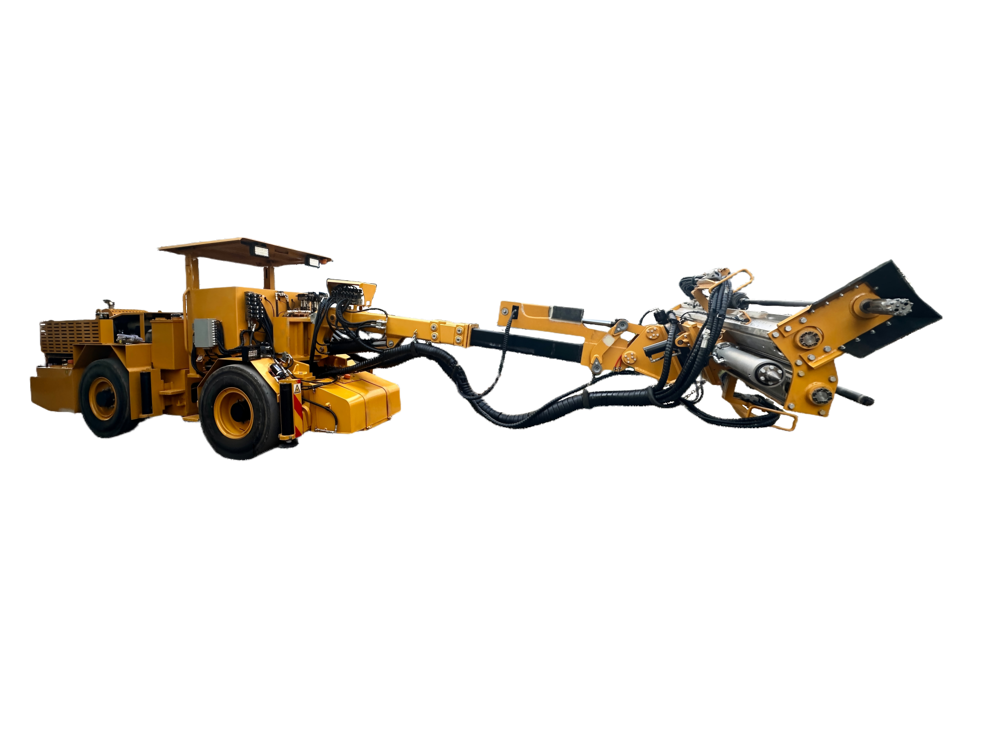 Mining hydraulic drill-split jumbo
