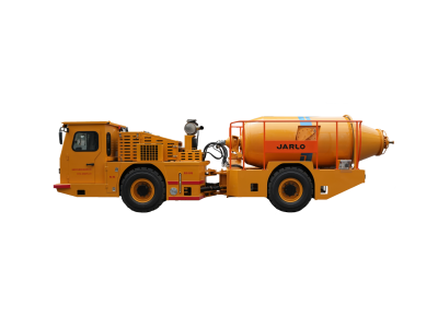 Mining concrete mixing transporter