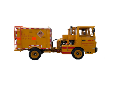 Mining diesel engine trackless explosives transportation vehicle