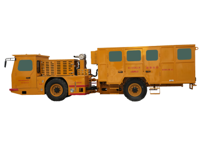 Trackless personnel transportation vehicle